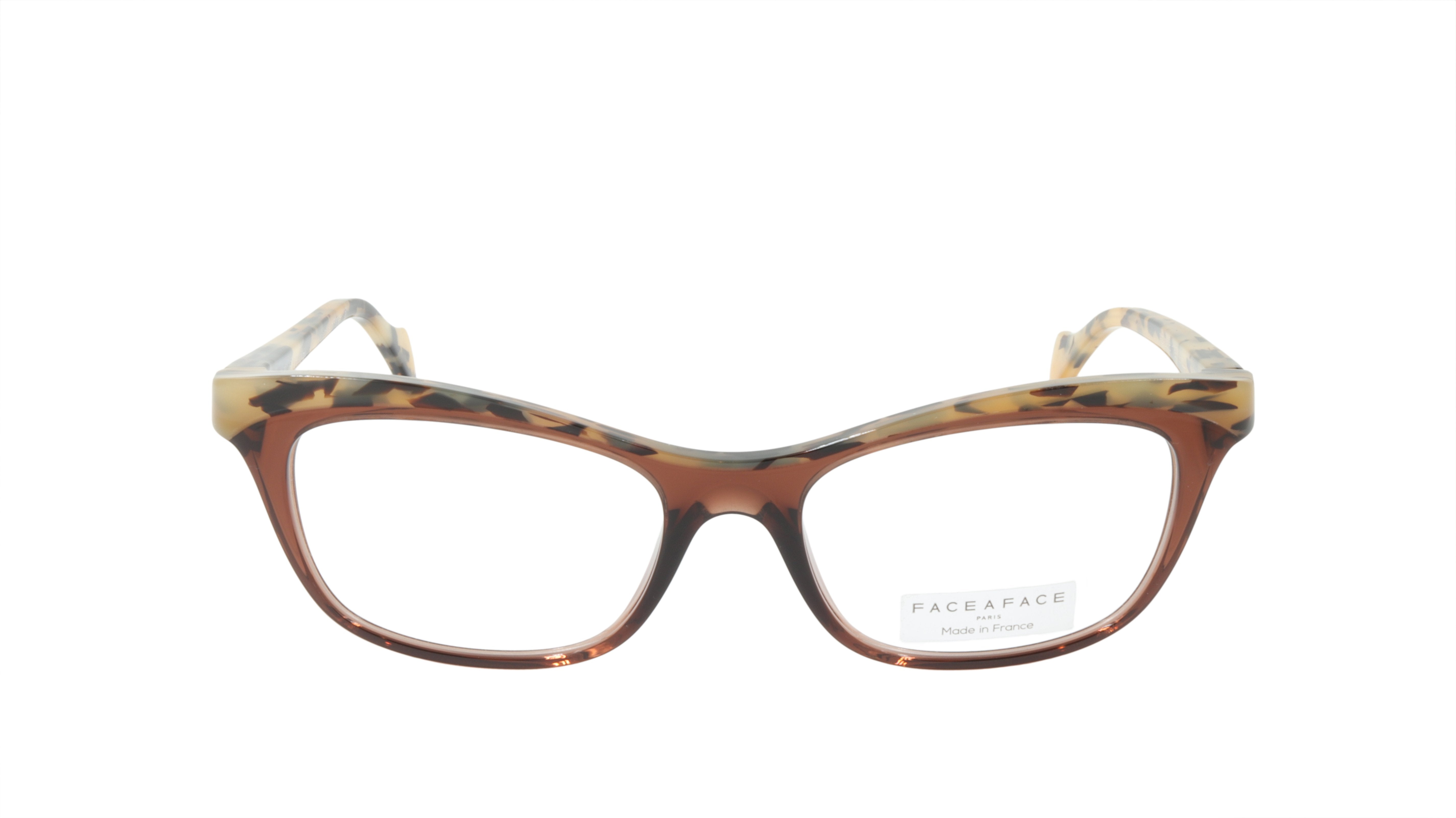 Face A Face Eyeglasses Frame GILDA 2 Col. 222 Acetate Chestnut Brown Safari