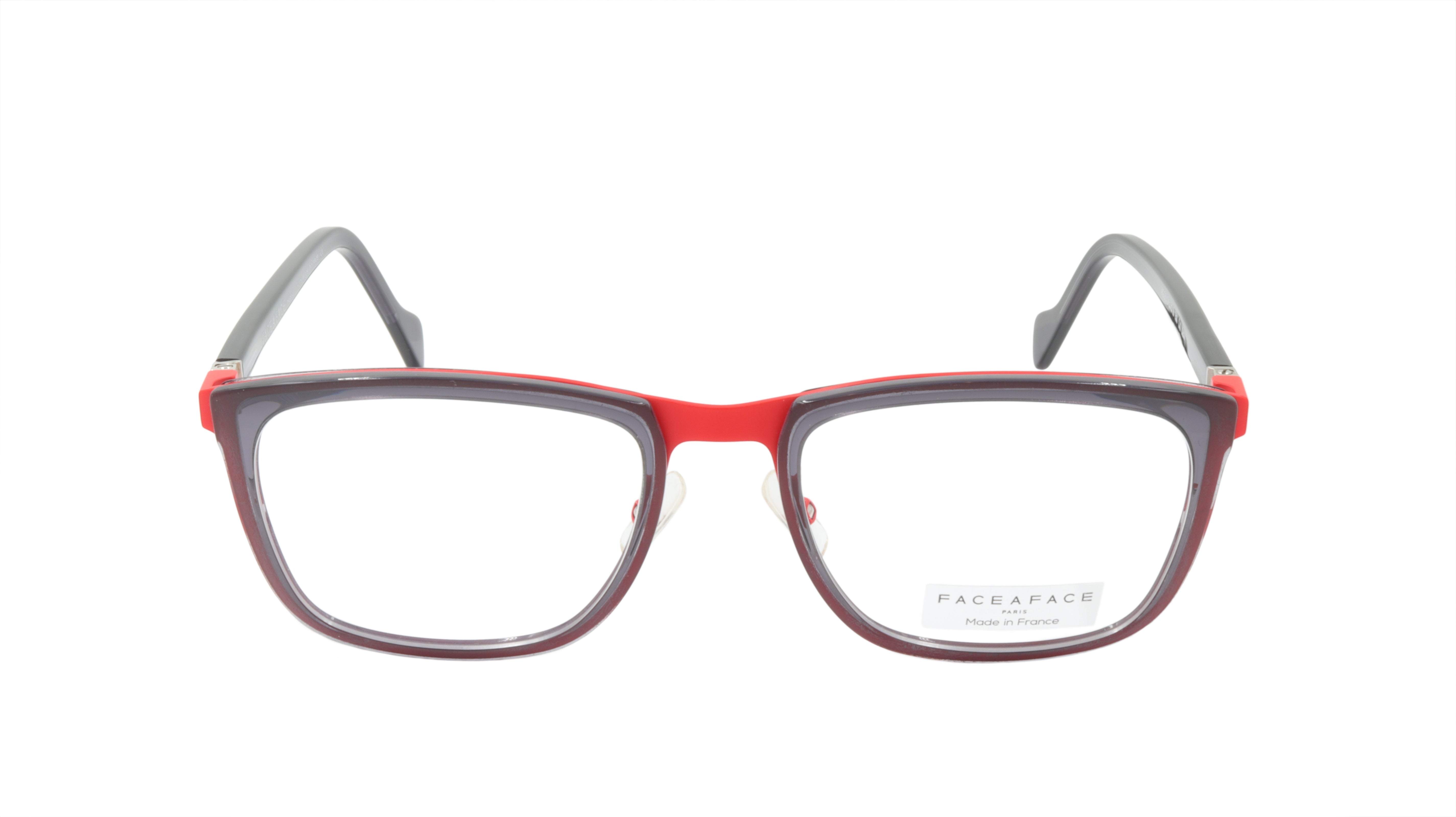 Face A Face Eyeglasses Frame VIGGO 2 Col. 9280 Acetate Metal Marr Red Dark Viole