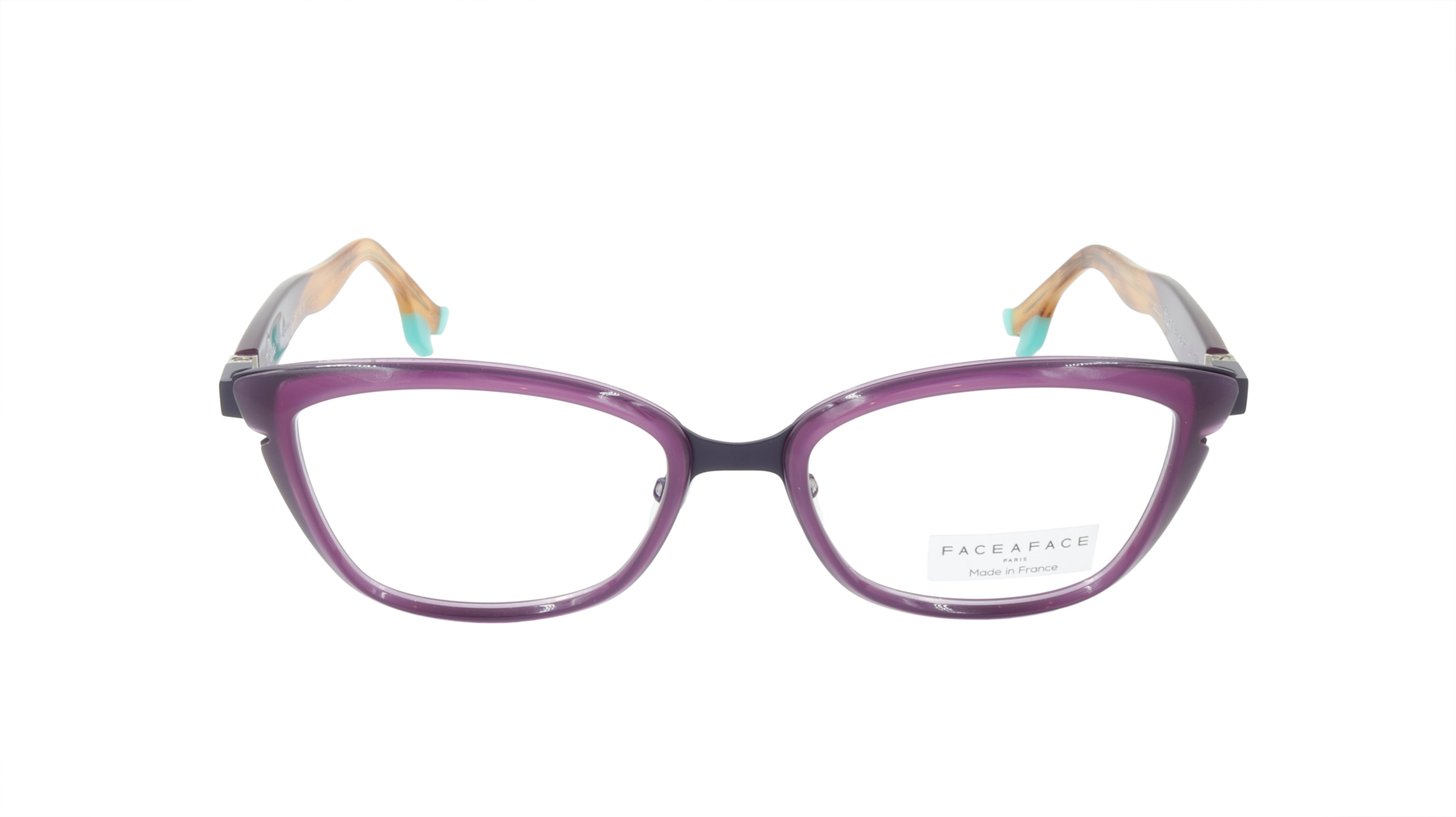 Face A Face Eyeglasses Frame BOCCA STAR 1 Col. 9130 Acetate Dark Violet Dark Plu