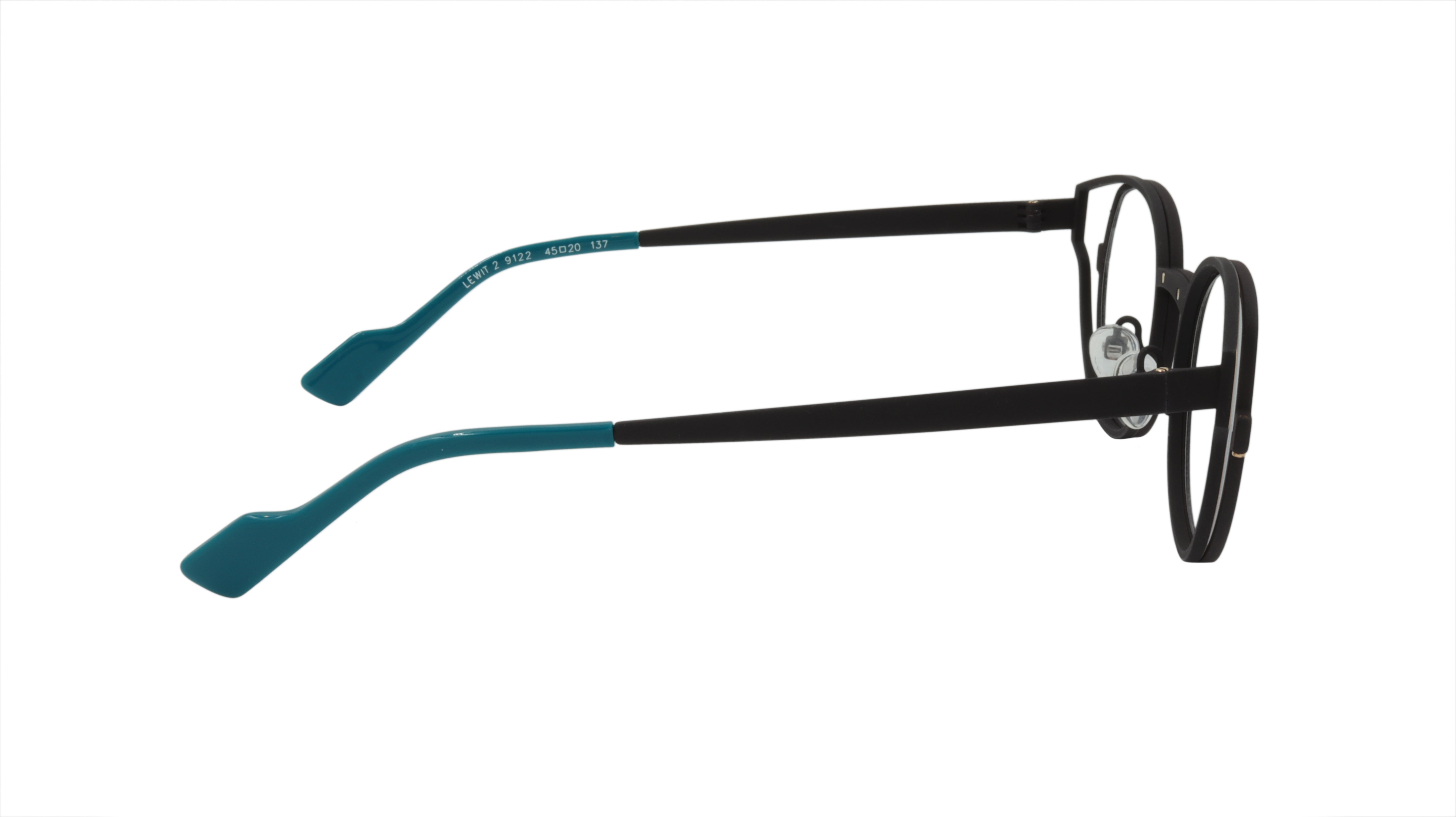 Face A Face Eyeglasses with Double Metal Frame