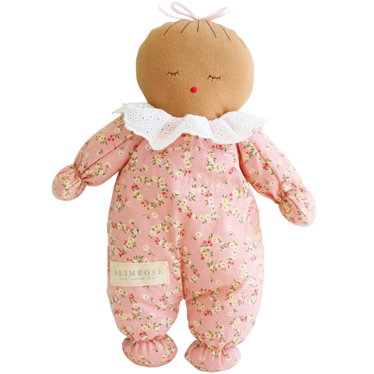 Asleep Awake Baby Doll in Posy Heart