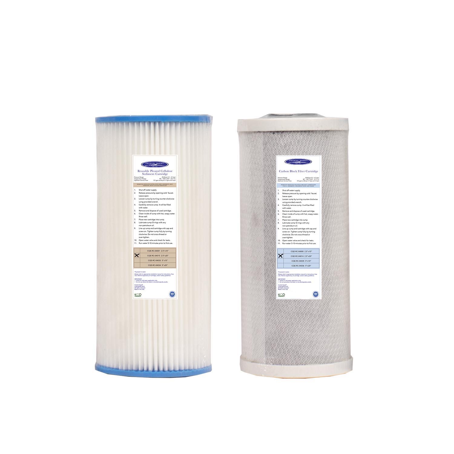 500/1000 GPD Whole House RO Filter Pack