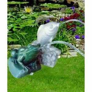 Aqua Ultraviolet Statuary Fish or Frog Pond UV Spitters