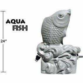 Aqua Ultraviolet Statuary Fish or Frog Pond UV Spitters