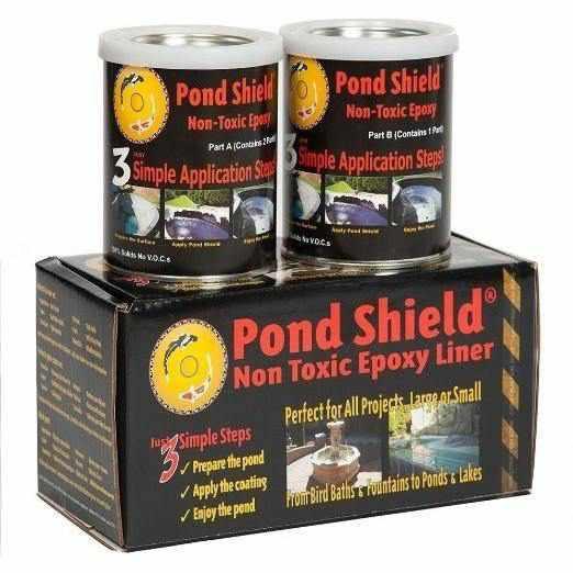 Pond Armor Non-Toxic Pond Shield Epoxy Paint -  1.5 Quart Black