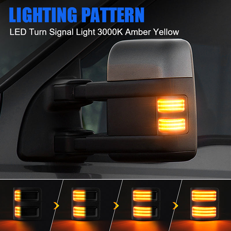 Ford-F250-F350-F450-F550-Super-Duty-Sequential-3-Row-Side-Mirror-With-Running-Lights-And-Turn-Signal-Lights