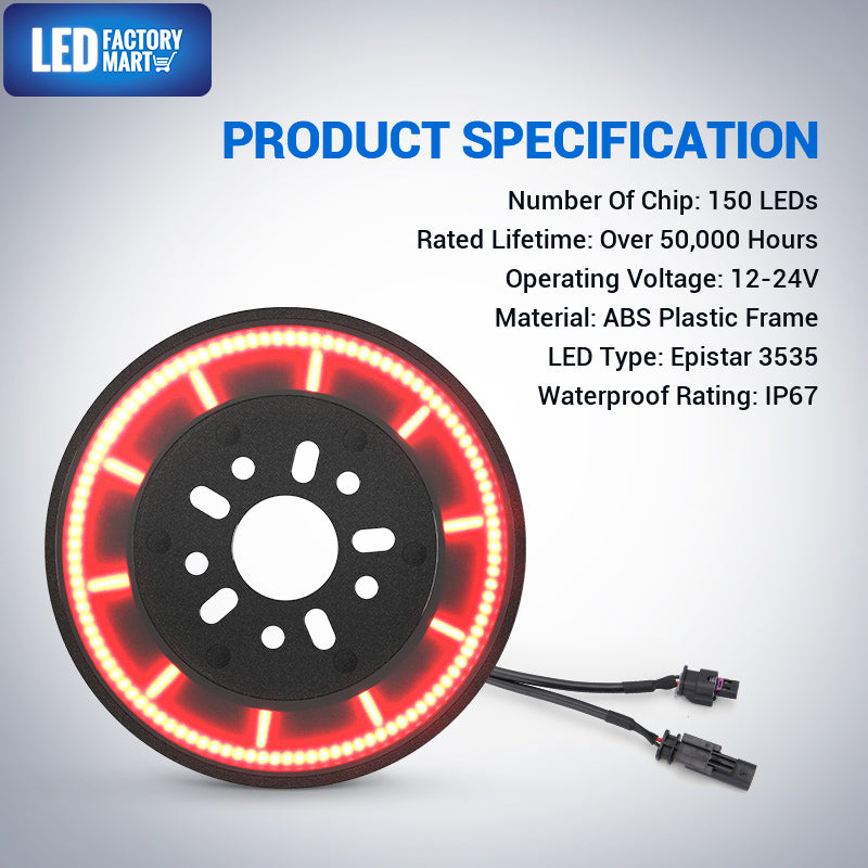 JK 3rd led tire brake light