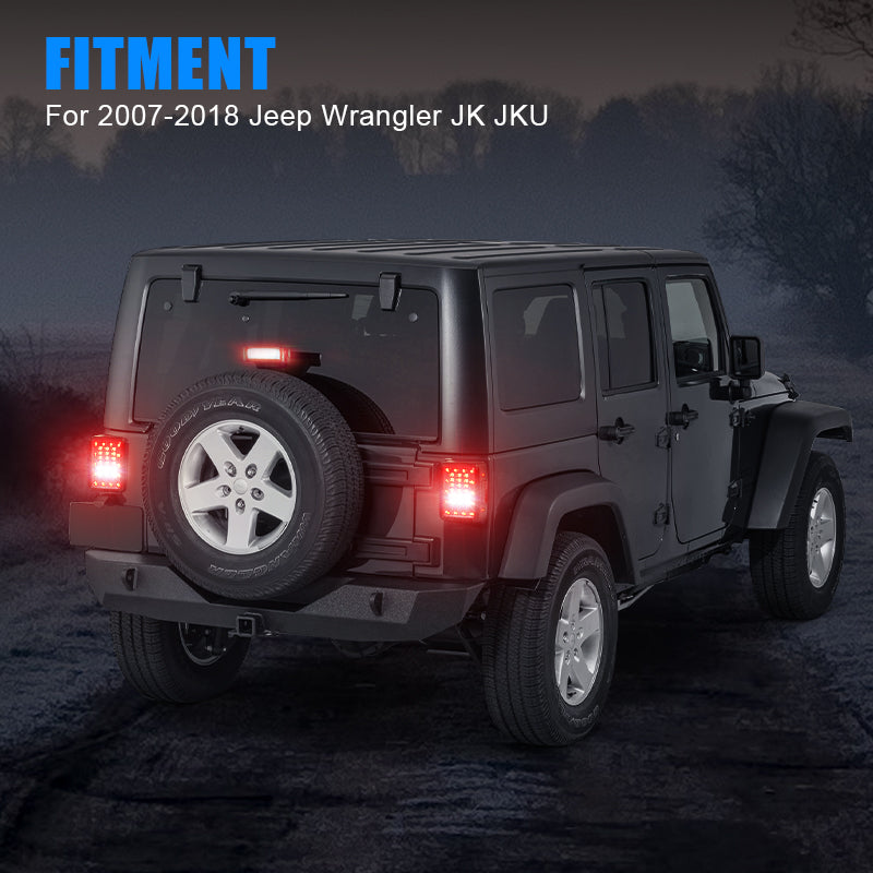 Jeep Wrangler JK Tail Lights fitment