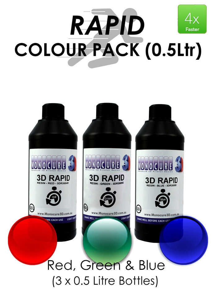  Monocure Rapid 3D Resin Color Pack 0.5L 