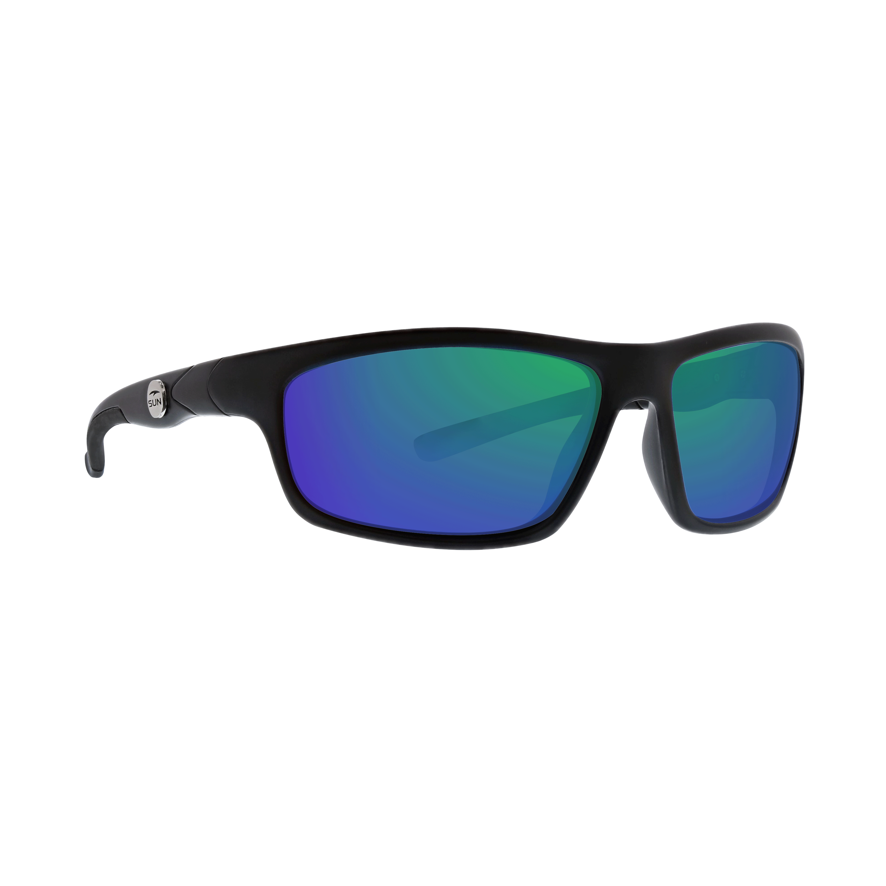 Crawler | 74153 | TruRevo Metallic Green Polarized Lens | Matte Black Frame