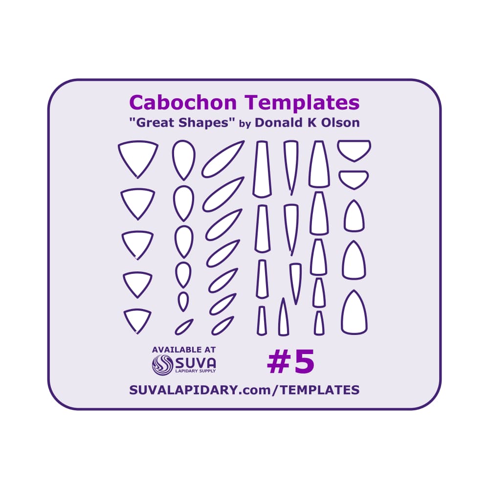 Great Shapes Cabochon Templates