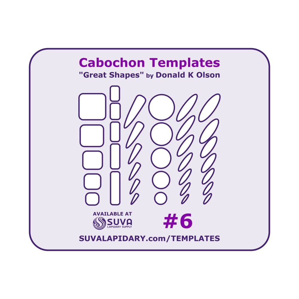 Great Shapes Cabochon Templates