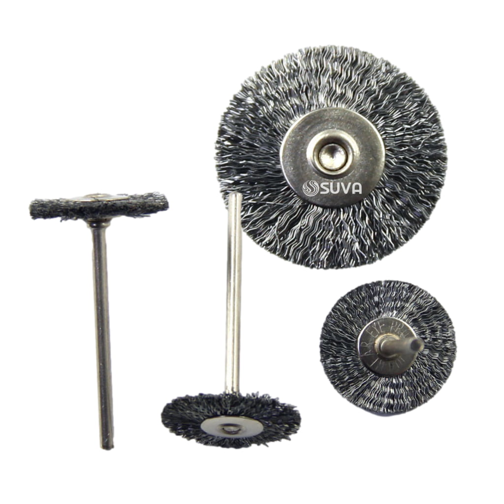 Crimped Steel Wire Polishing Burs