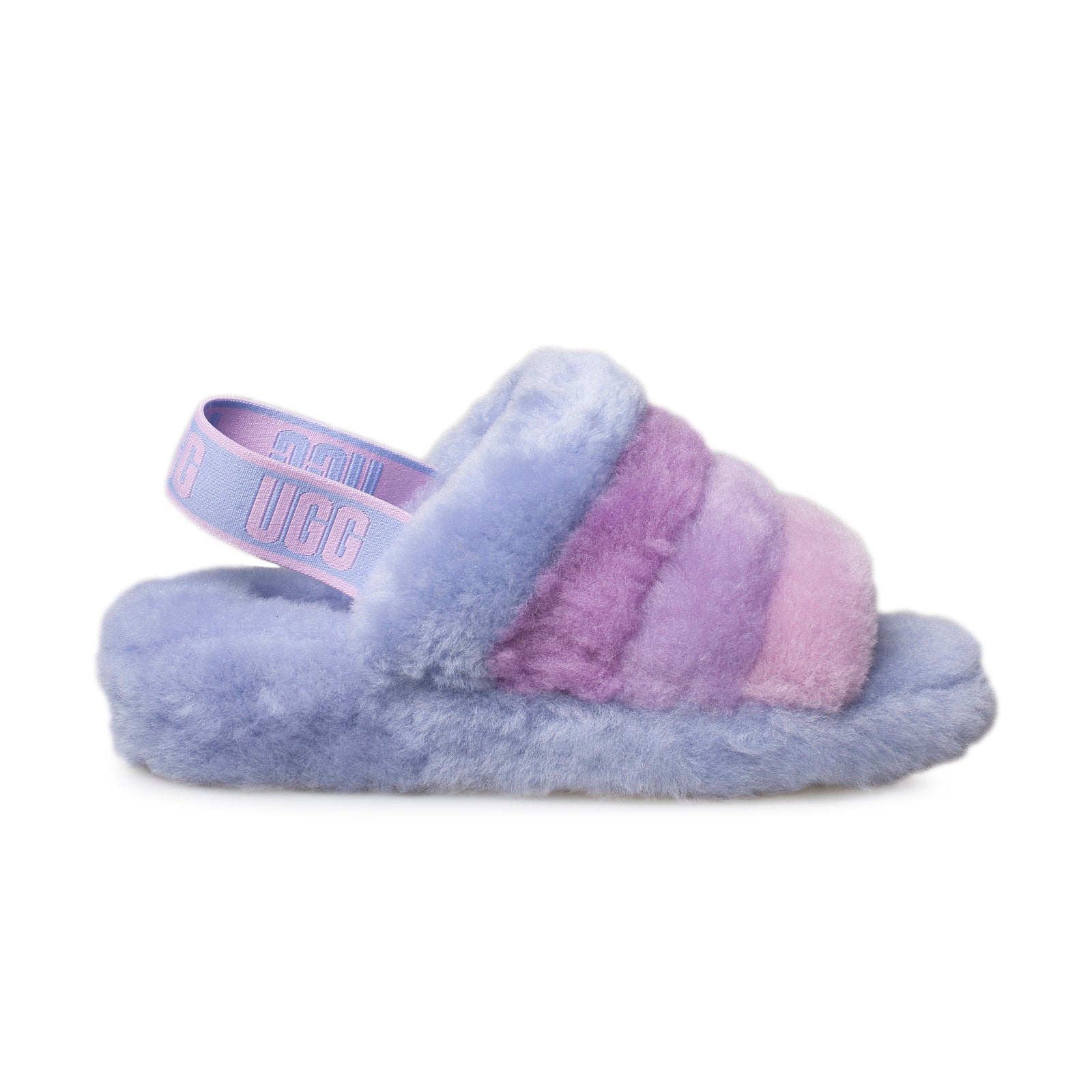 UGG Fluff Yeah Slide Cornflower Multi Slippers Women s Shop