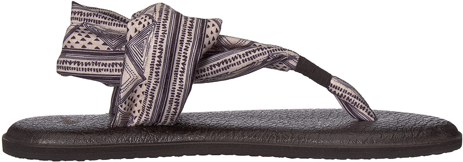Sanuk Yoga Sling 2 Prints Tan Black Geo Stripes Sandals – Women's – Shop  New Women's Boots – Women's Boots You'll Love