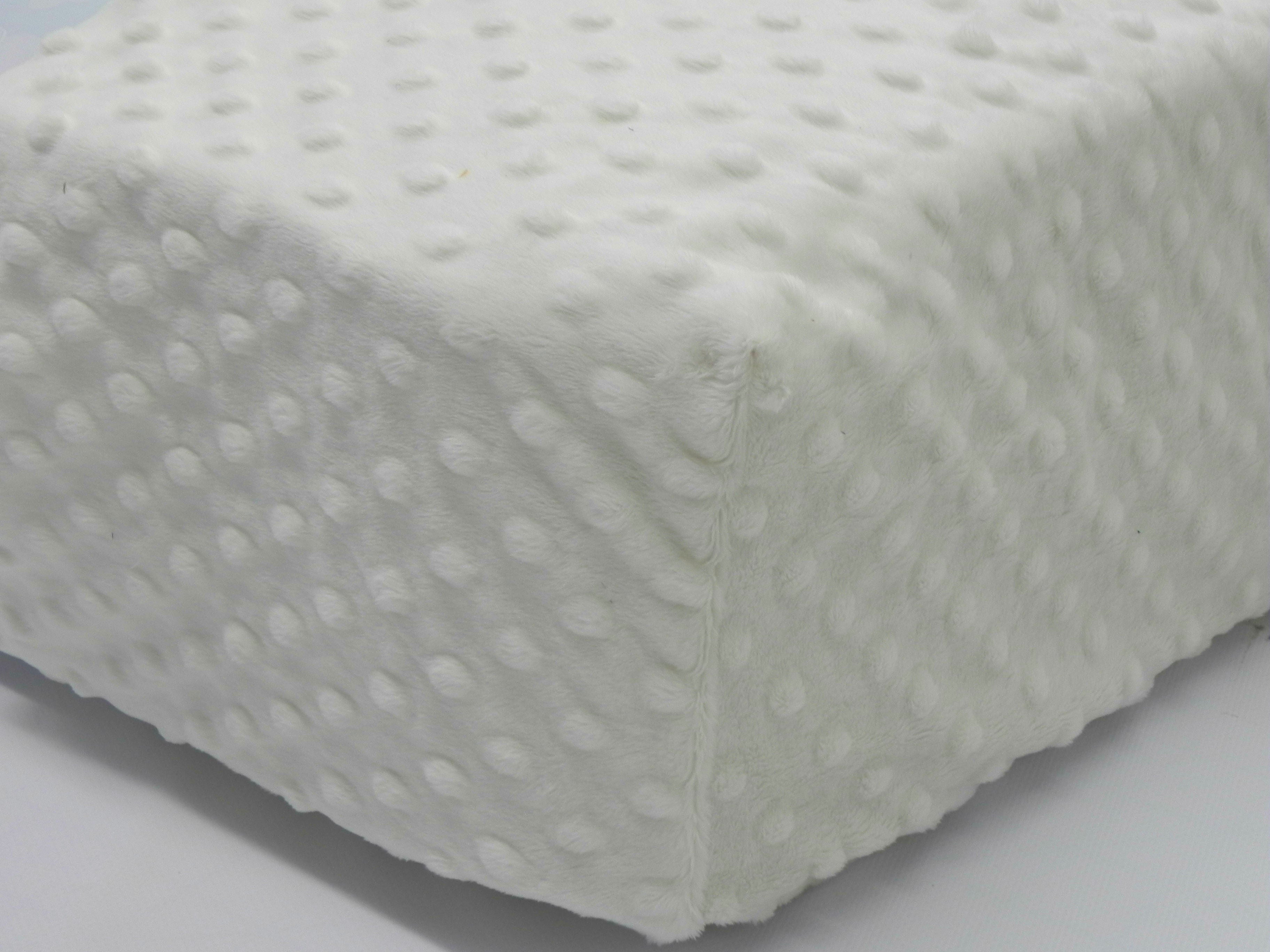 Crib Sheet - Ivory Minky Dot