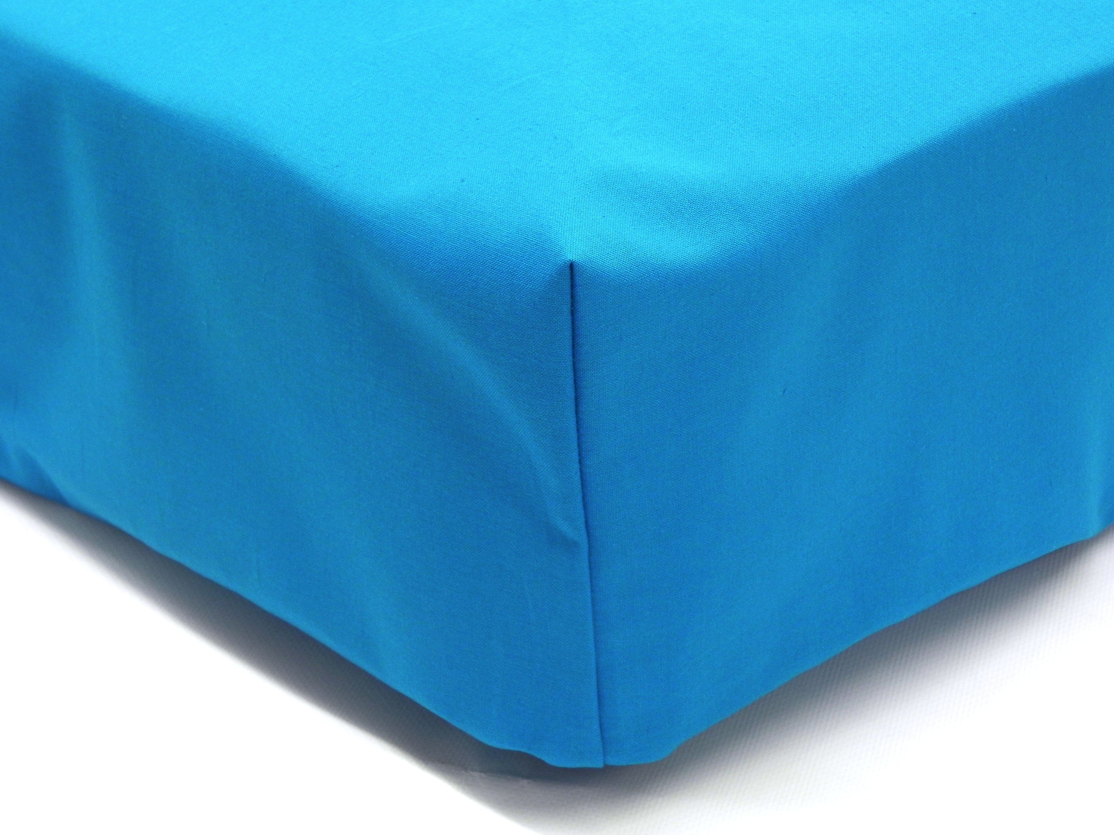 Crib Sheet - Dark Turquoise Solid Cotton