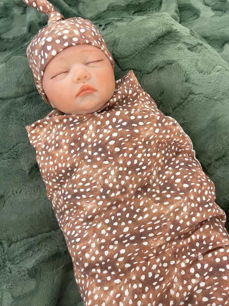 Spotted Fawn Infant Swaddle Blanket