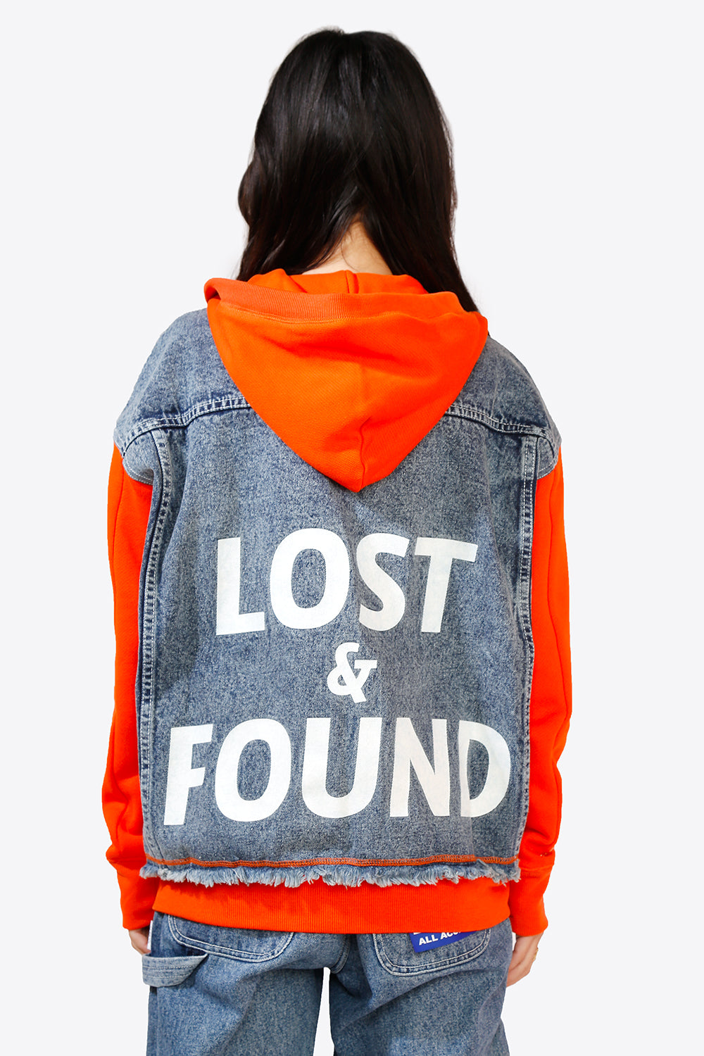 lost and found hoodie / orange