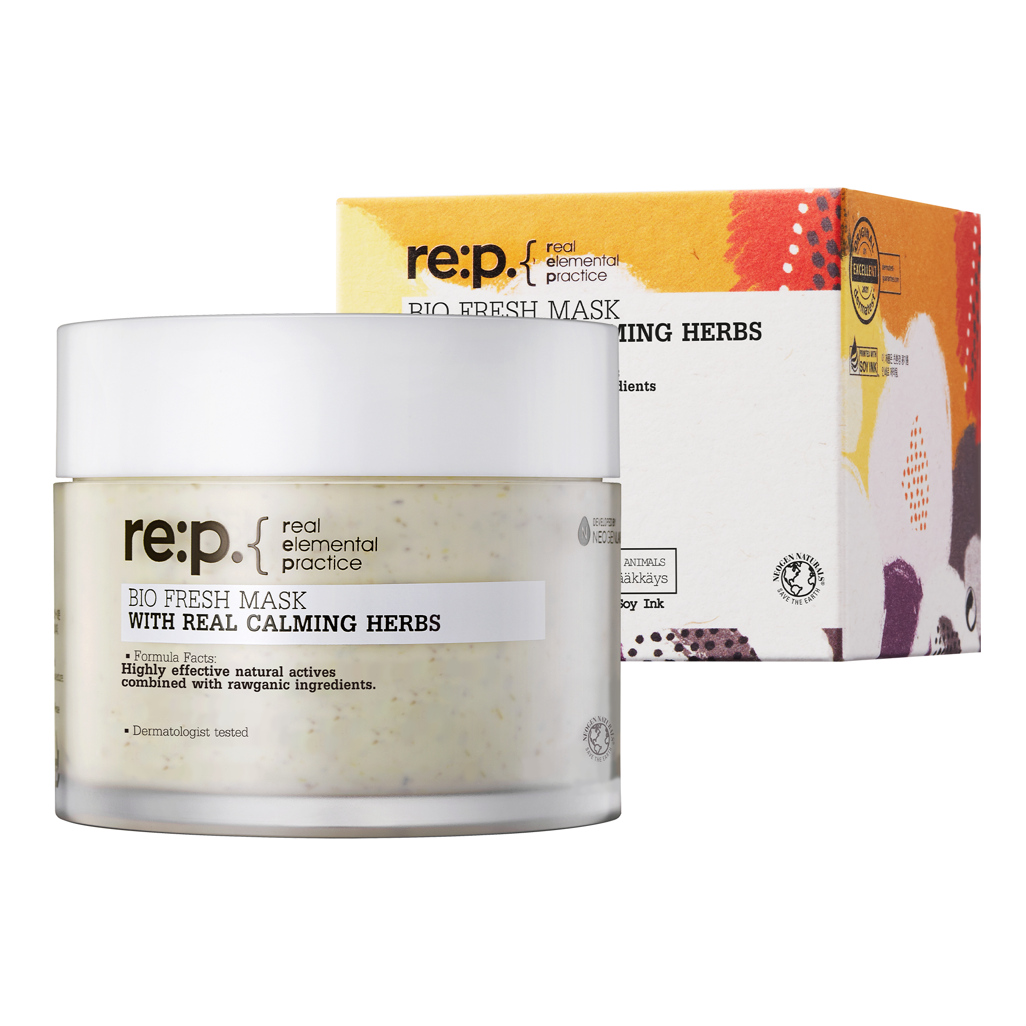 RE:P. Bio Fresh Mask with Real Calming Herbs 4.55 oz / 130g