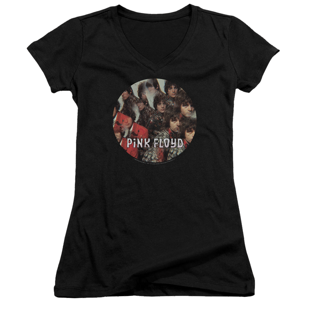 Pink Floyd Piper - Juniors V-Neck T-Shirt