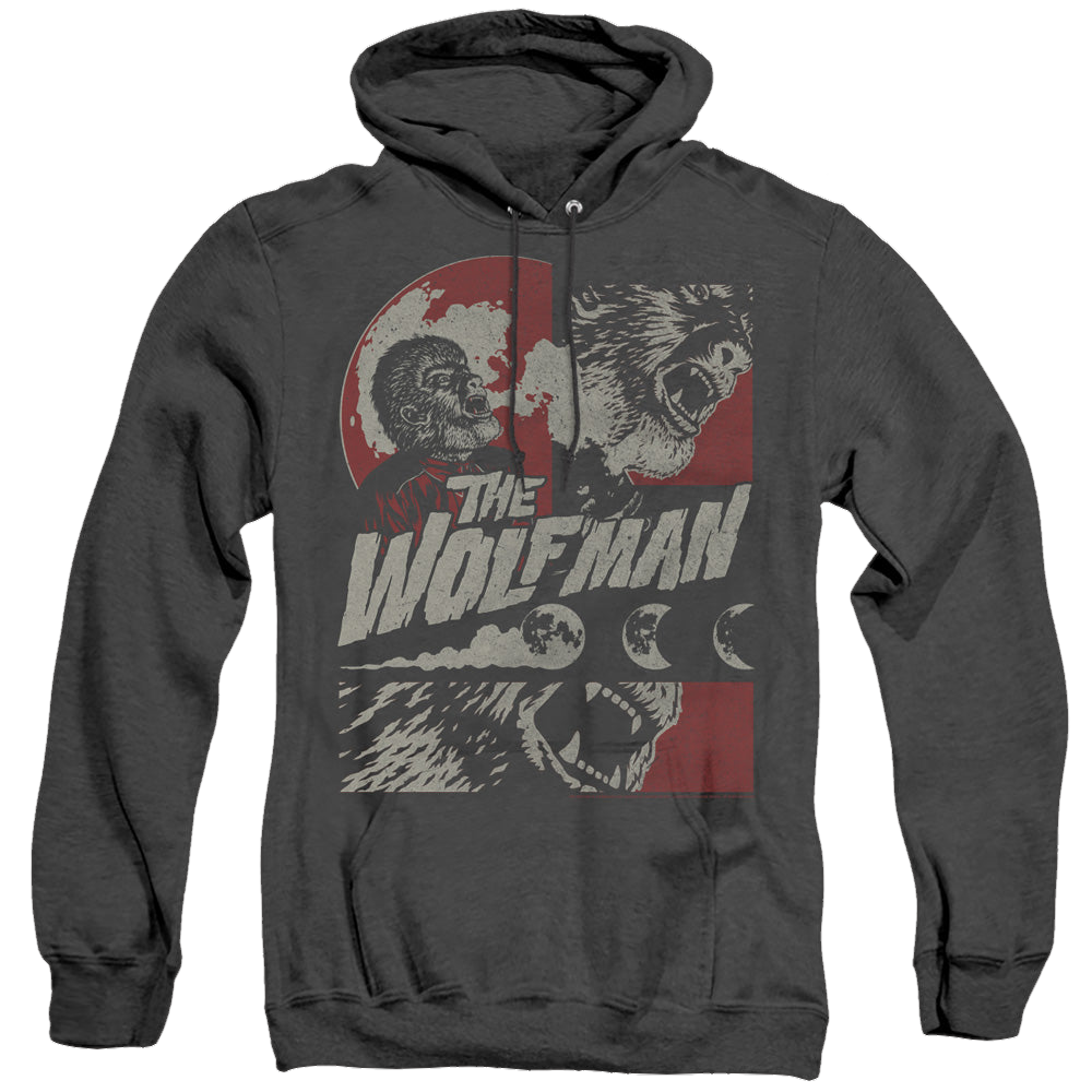 Universal Monsters When The Wolfbane Blooms - Heather Pullover Hoodie