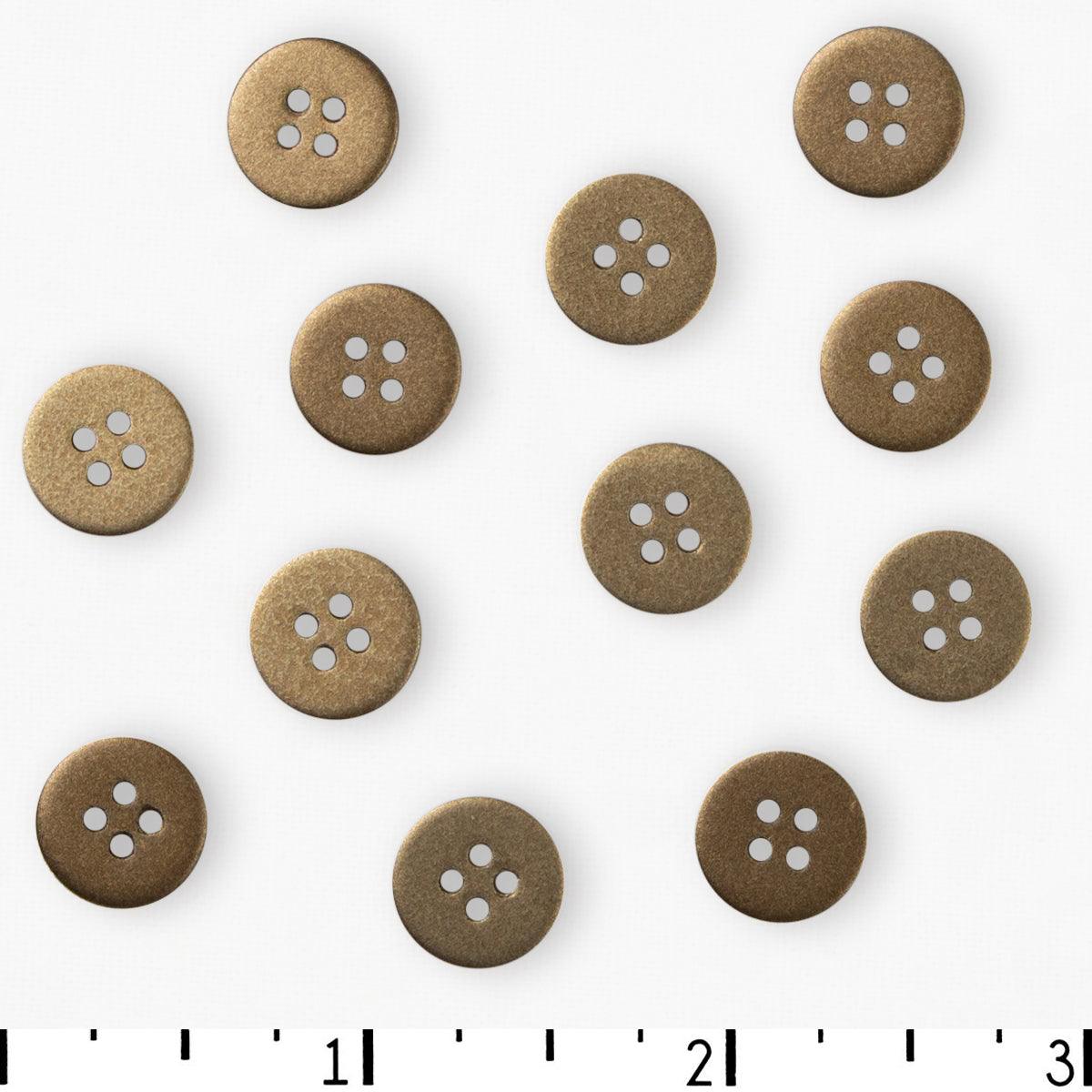  Metallic Matte Button 12mm 