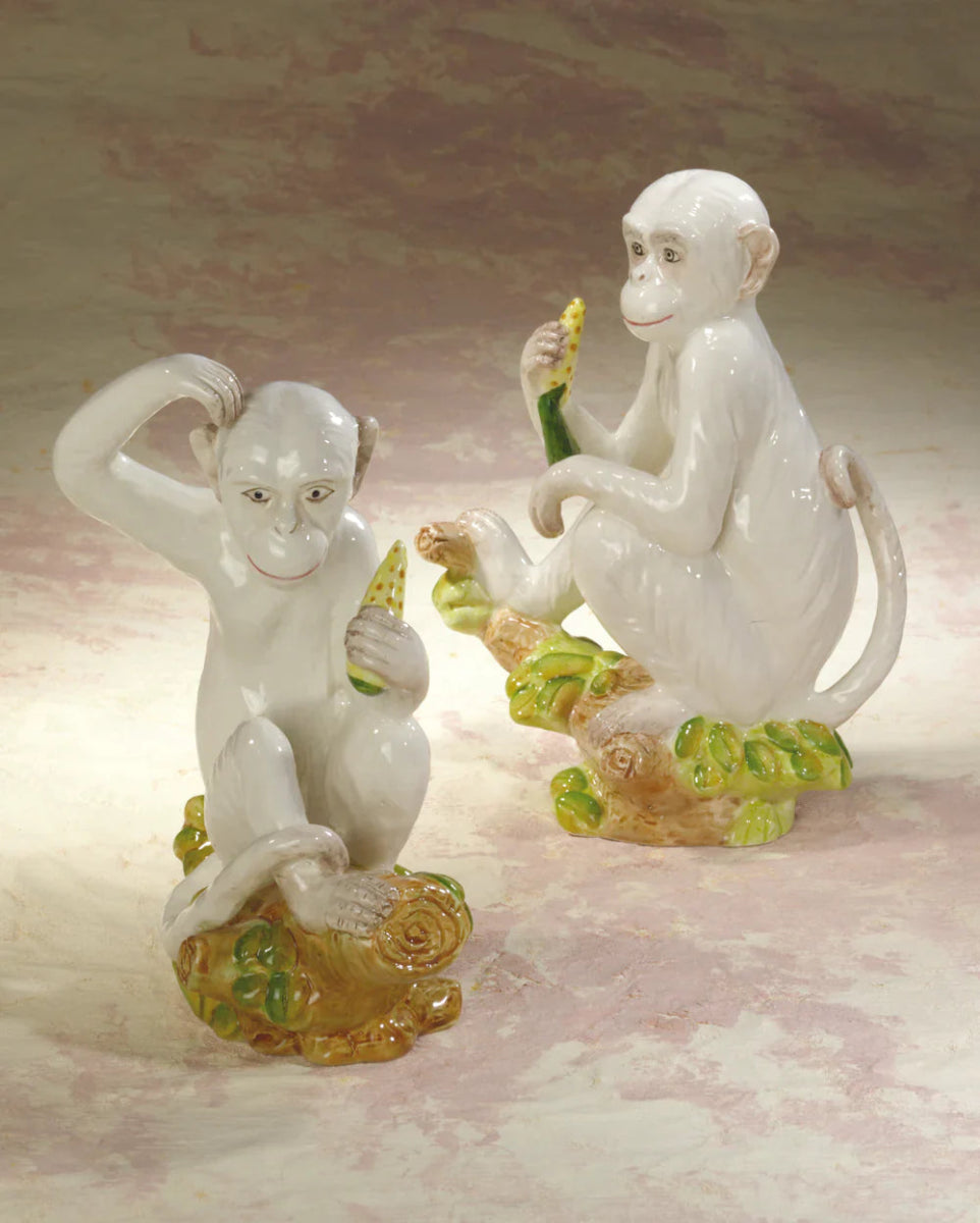 Ceramic Monkey Sculpture | Right