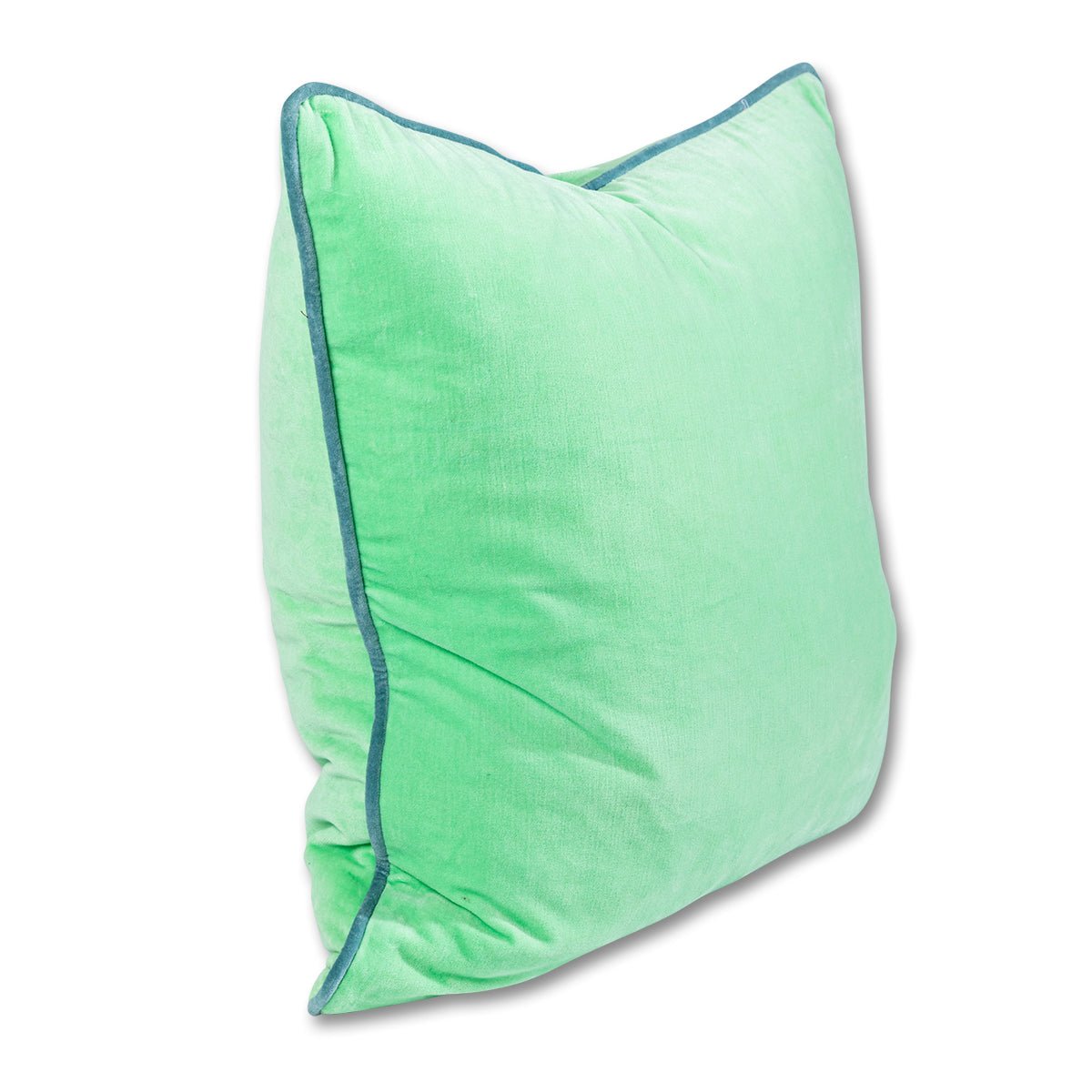 Charliss Velvet Pillow | Mint + Aqua