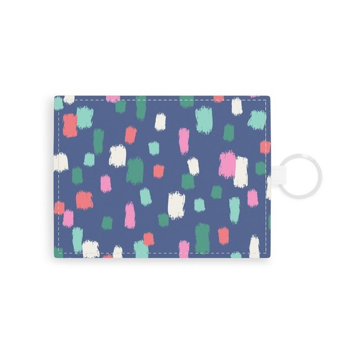 Confetti Single Initial Card Case