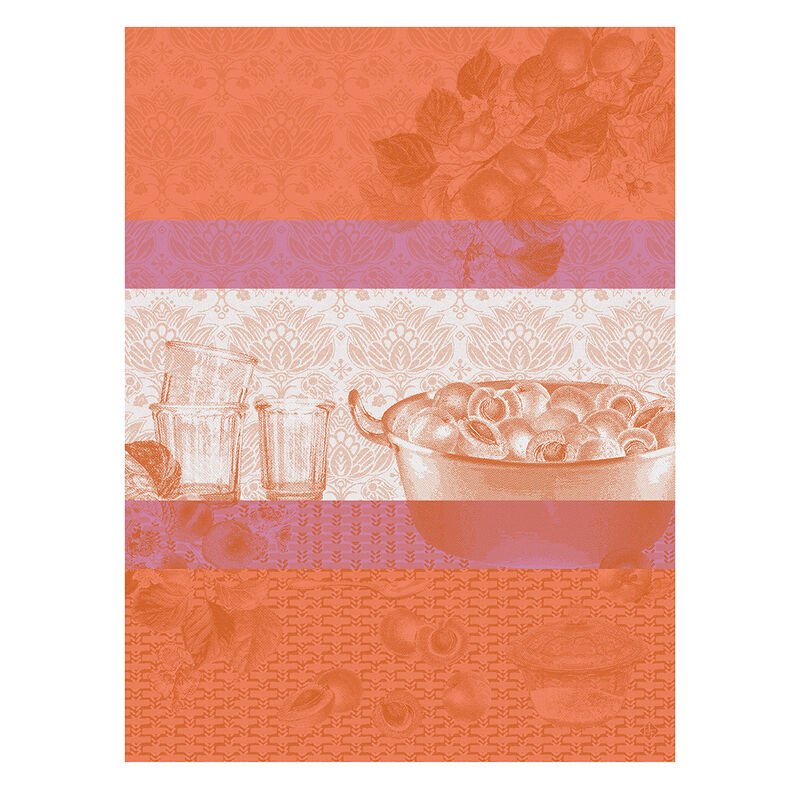 Confiture Abricot  Orange Tea Towel