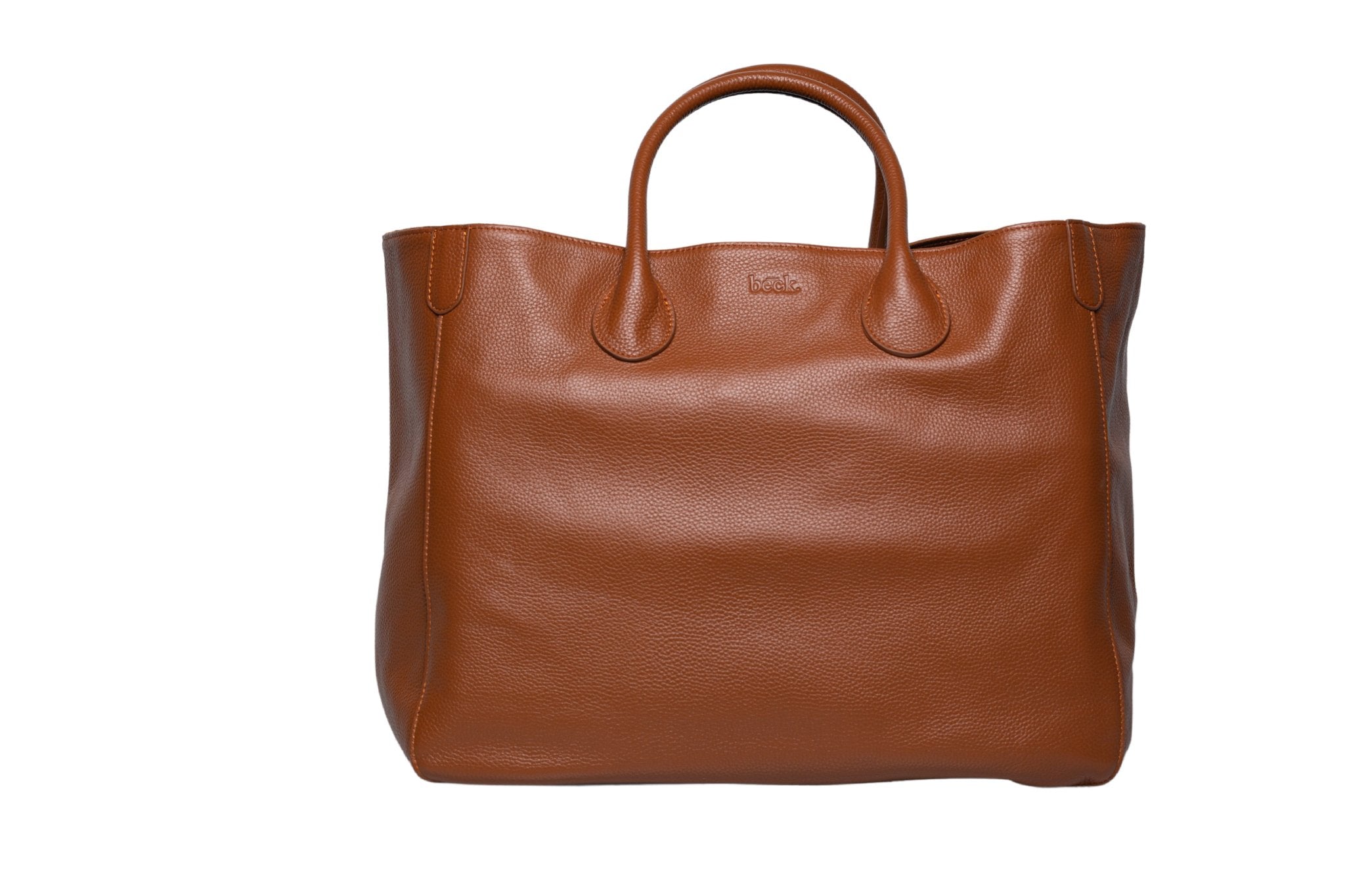 Large Classic Leather Beck Bag