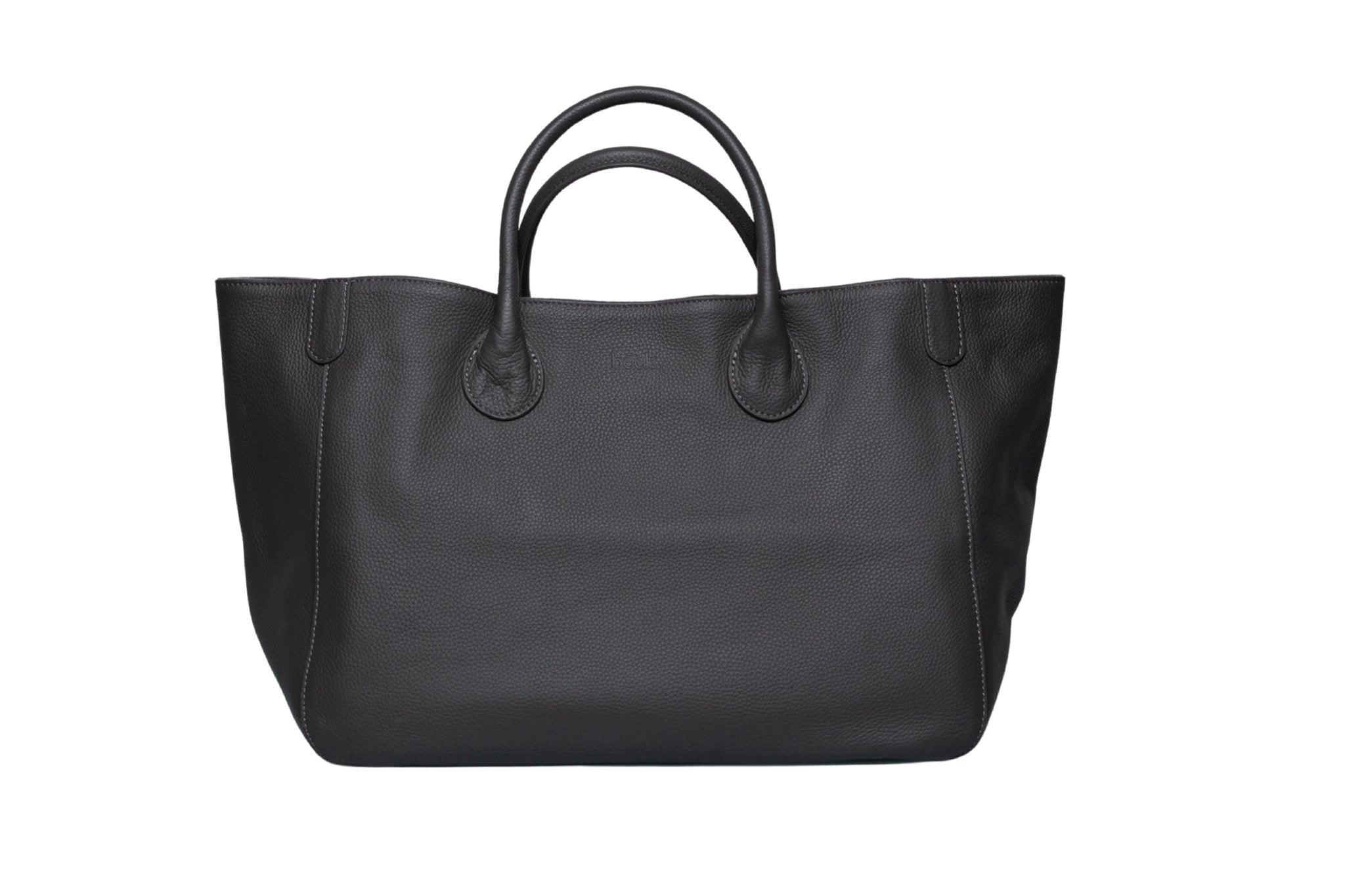 Medium Classic Leather Beck Bag