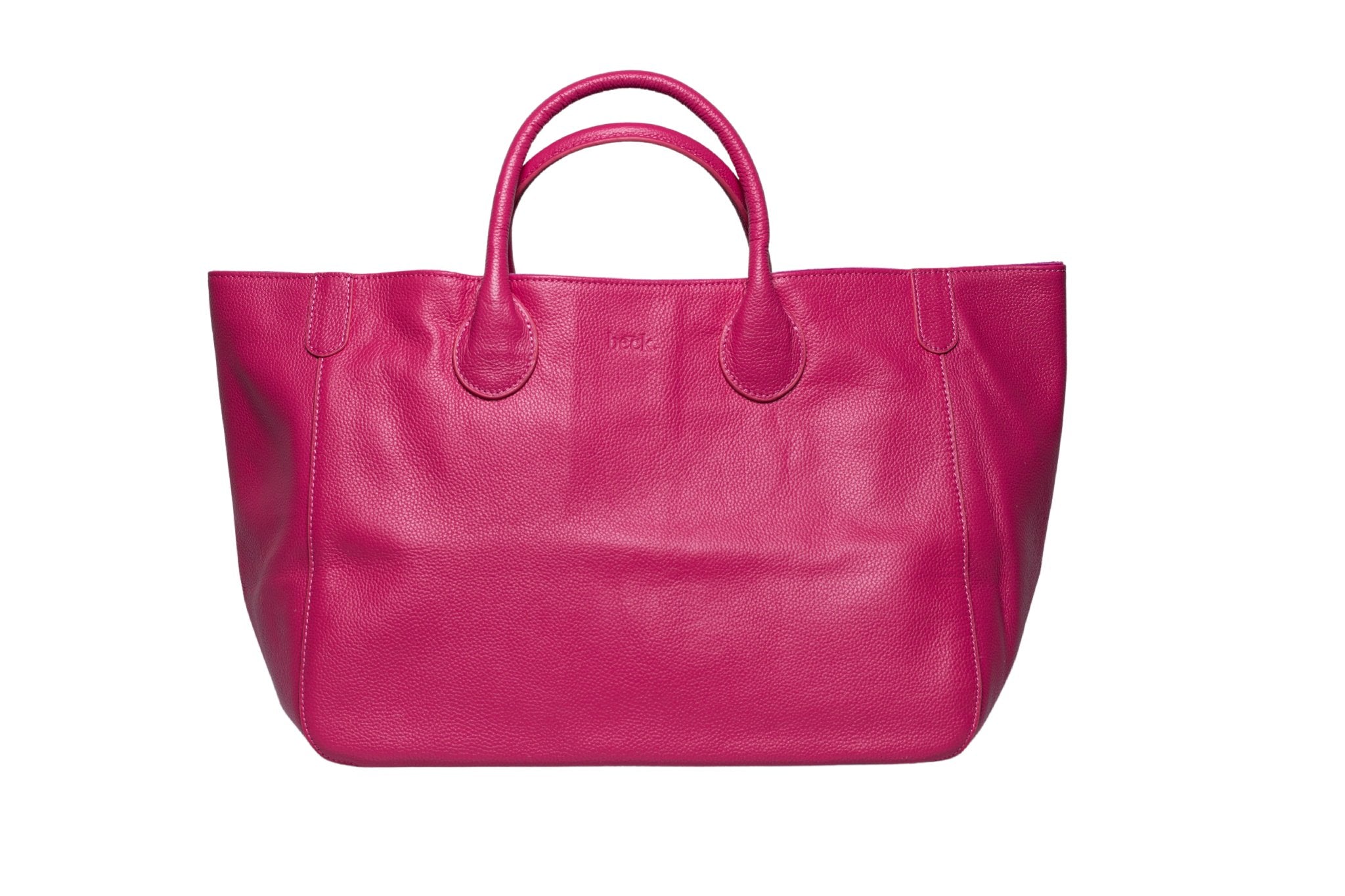 Medium Classic Leather Beck Bag