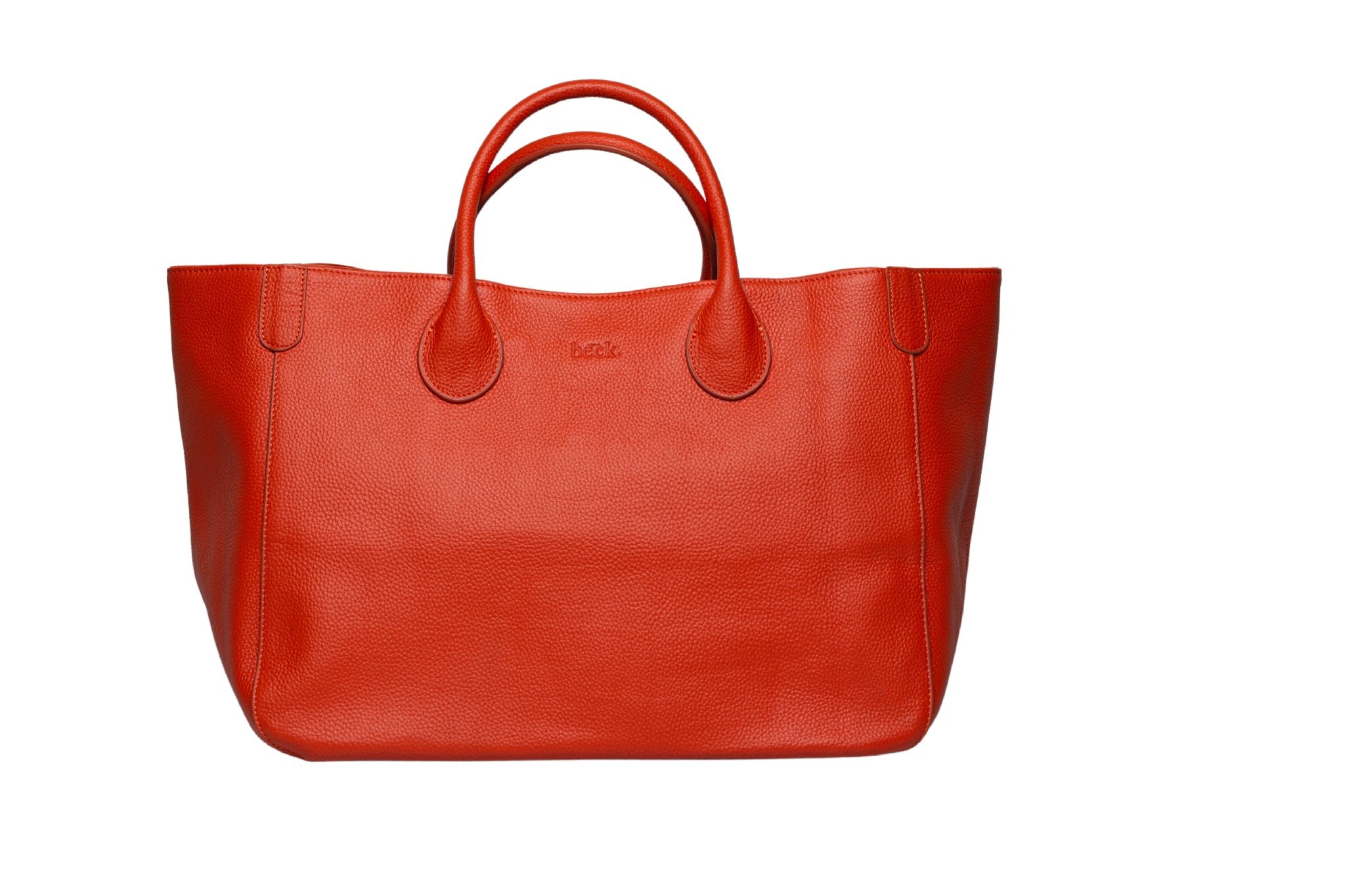 Medium Classic Leather Beck Bag