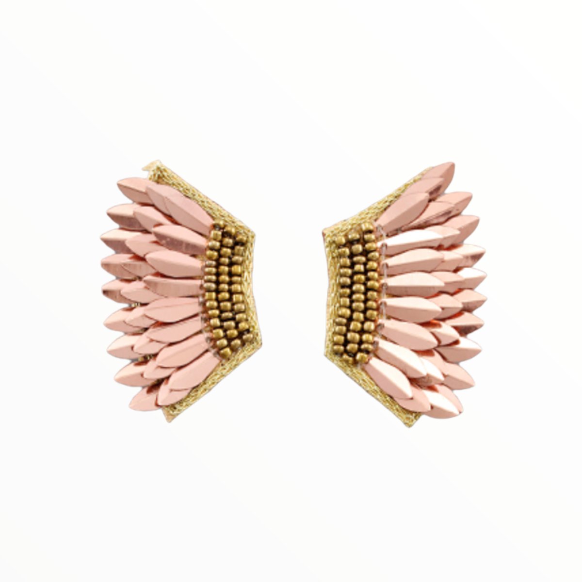 Mini Wing Earrings | Copper