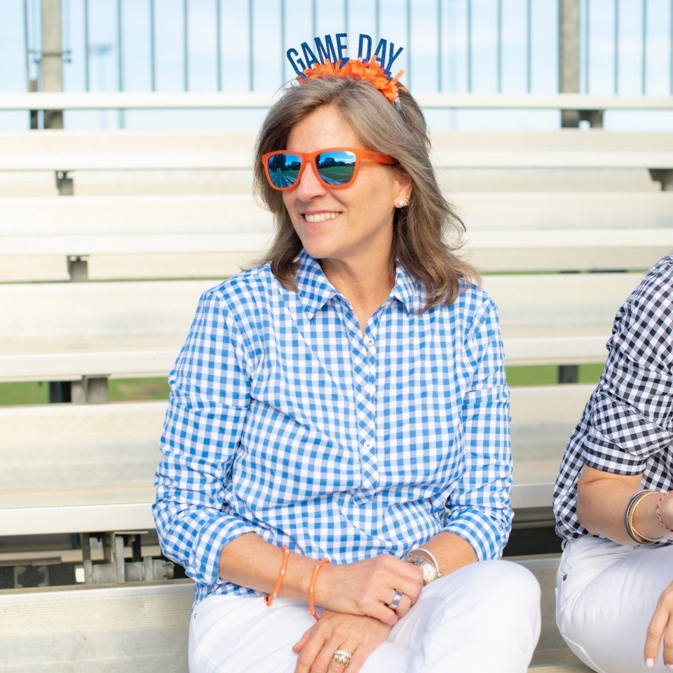 Orange & Blue Game Day Headband