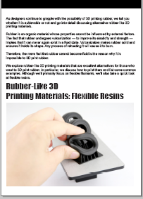 Wanhao Rubber resin catalogue