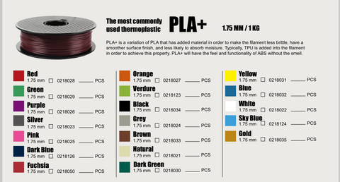 PLA+ Color