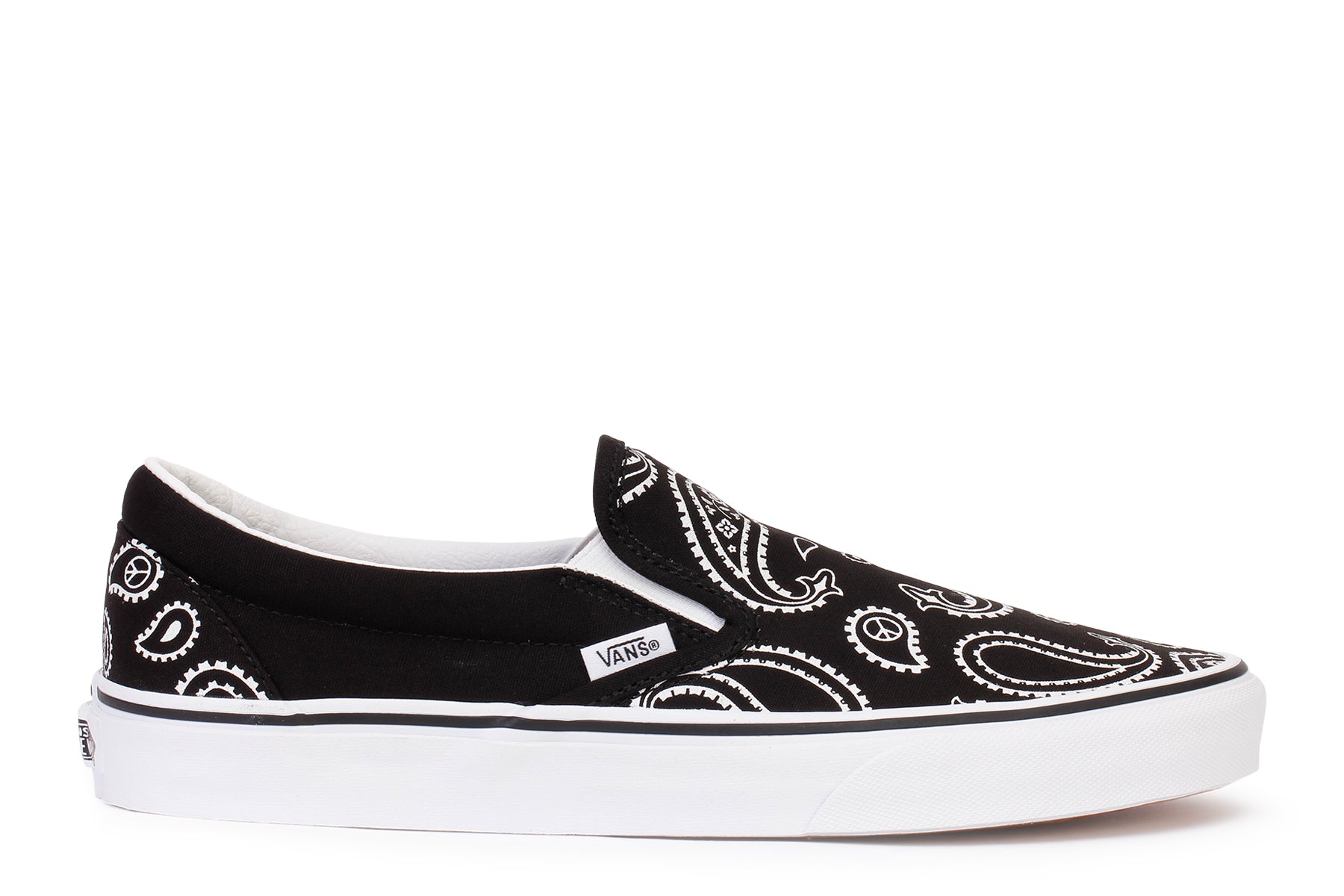 Classic Slip-On Peace Paisley Sneakers