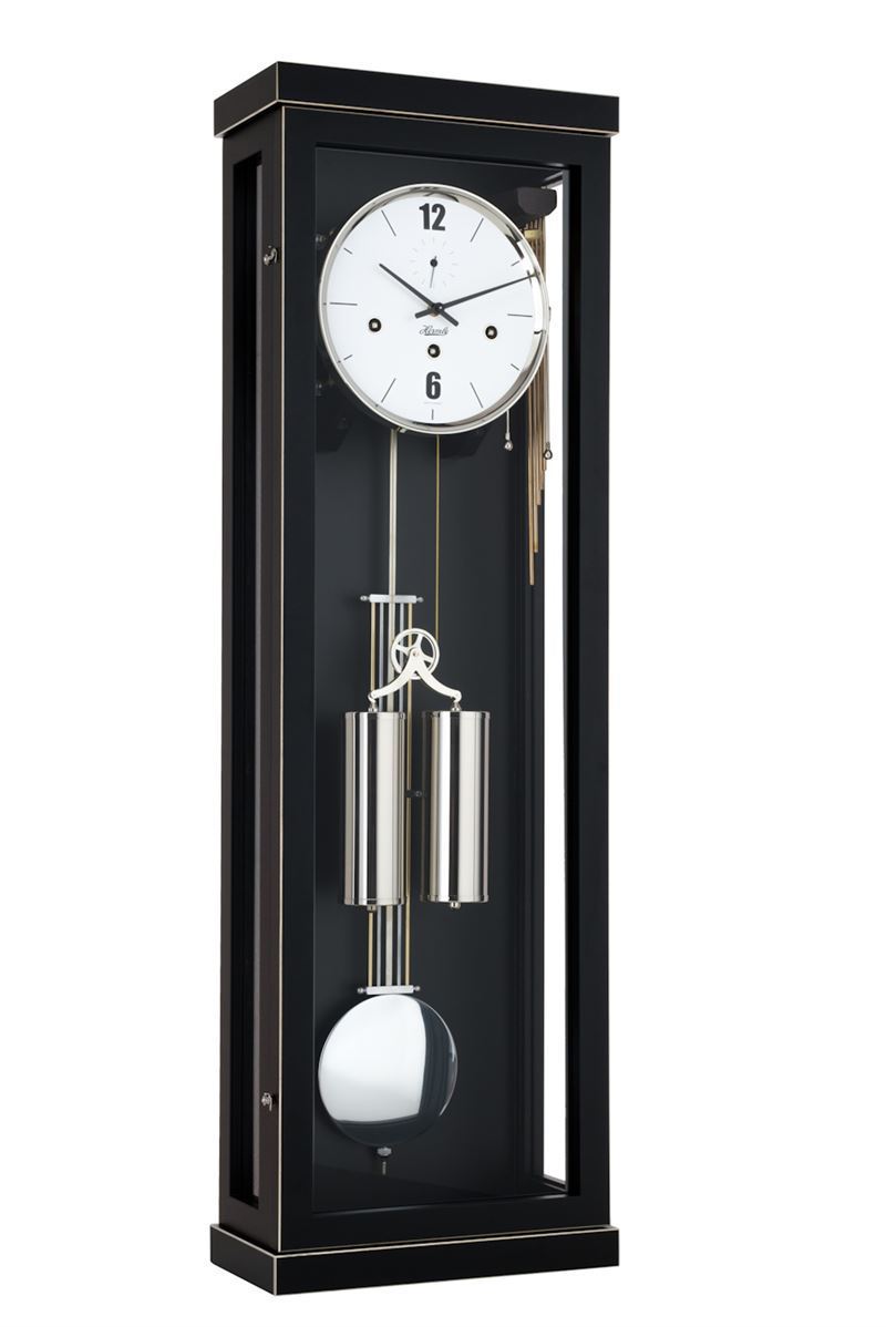 Hermle Abbot Wall Clock Black