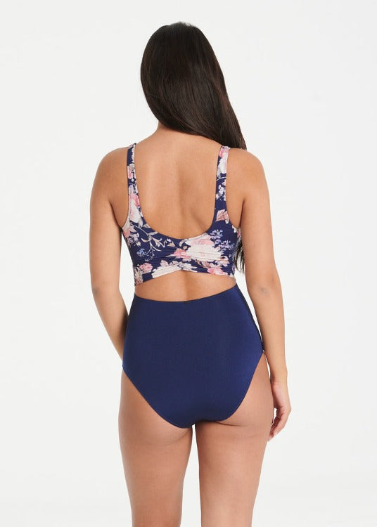 Marine Euphoria Wrap One Piece