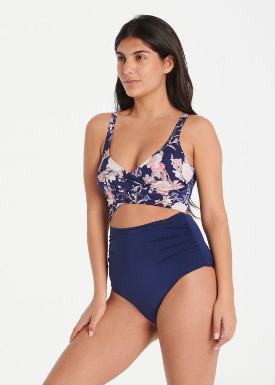 Marine Euphoria Wrap One Piece