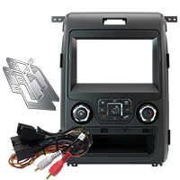 iDat-aLink KIT-F150 Dash Kit and T-harness for 2013-2014 Ford F150 Trucks w/ 4.3 inch screen