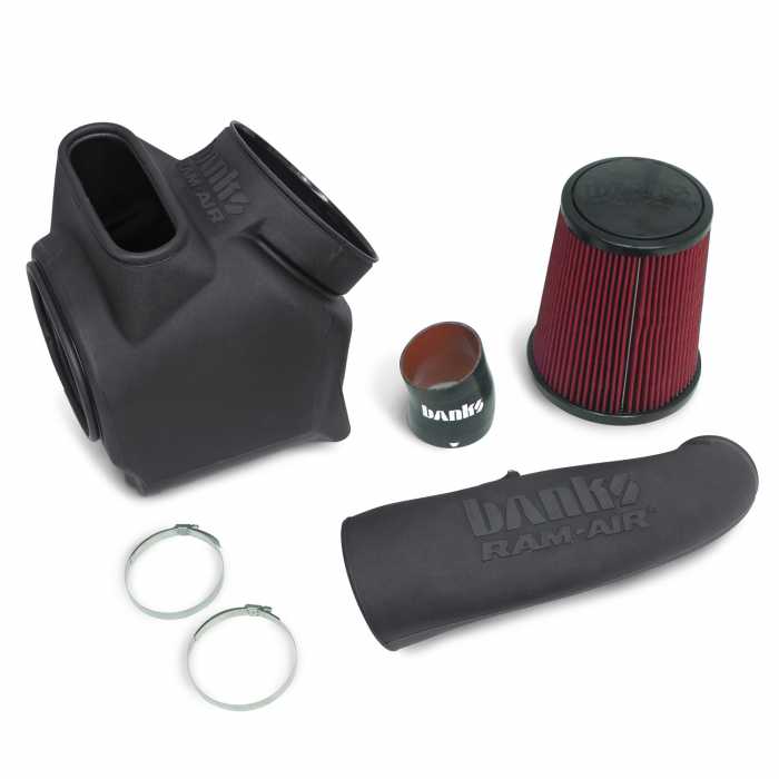 Ram-Air Intake System Deletes stock resonator, includes Oiled filter for 2017-2019 Chevy/GMC 2500 L5P 6.6L