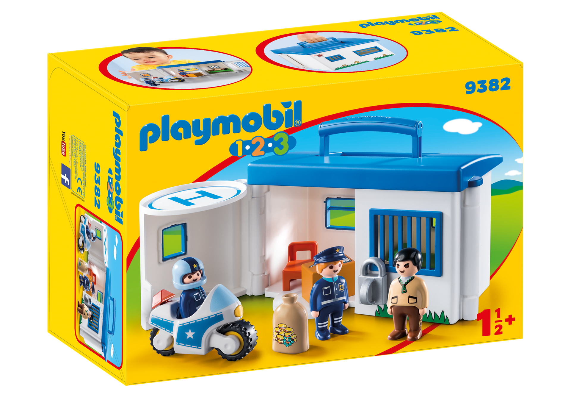 Playmobil - 9382 | 1.2.3: Take Along Police Station