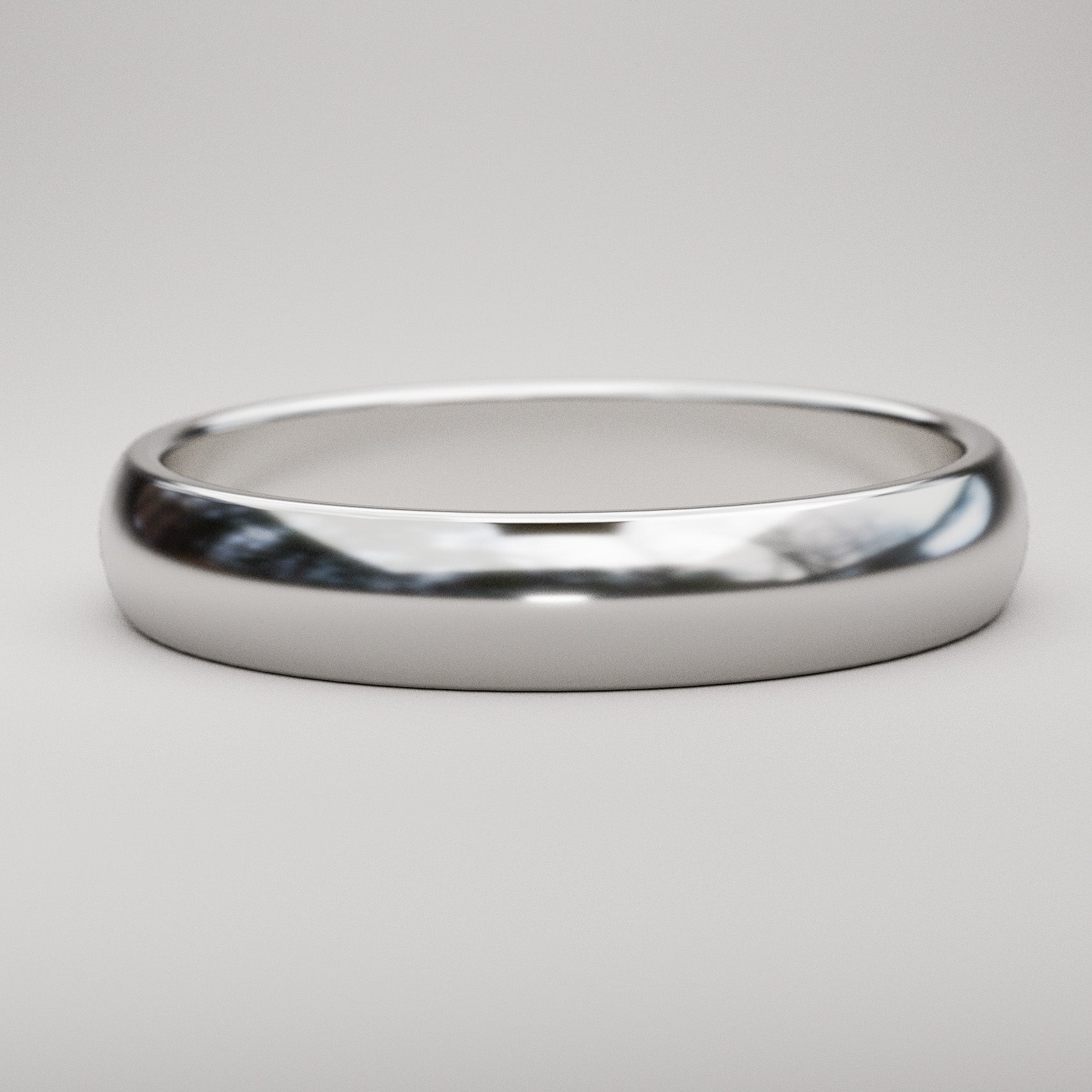 Classic Wedding Band, 4mm Wide