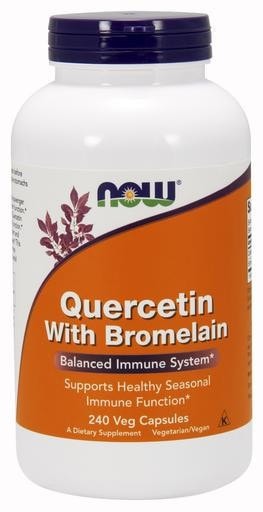 NOW Foods Quercetin with Bromelain 240 Veggie Caps