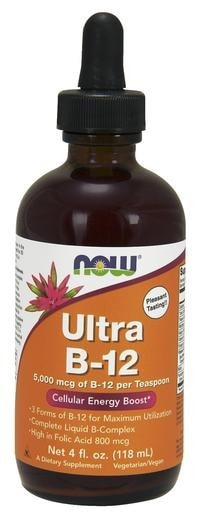 NOW Foods Ultra B-12 Liquid 4 fl. oz. (118mL)