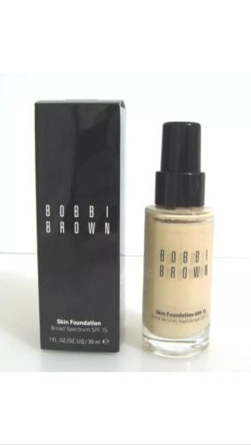 Bobbi Brown Skin Foundation SPF15 Warm Ivory #1 1 Fl. Oz. (30 ML)